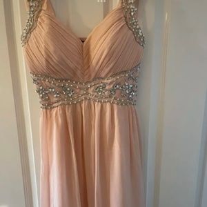 Quiz Pink  Prom Party Formal Evening Dress Size 10.    Ref(30)